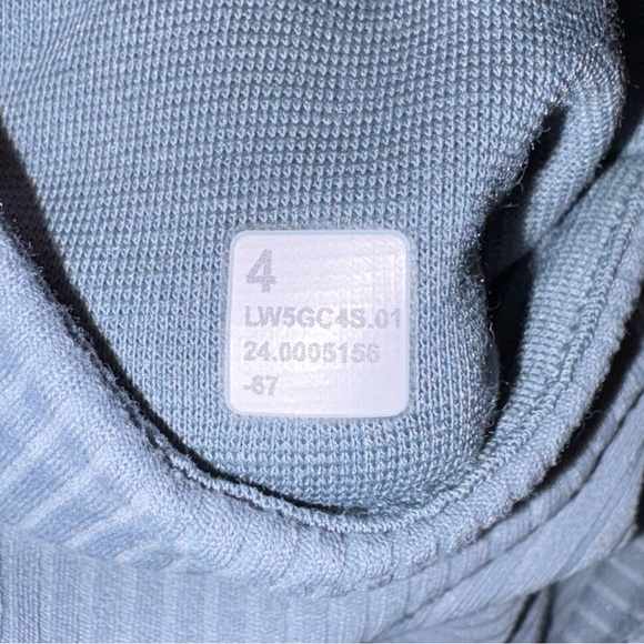 Lululemon Align High-Rise Ribbed Mini-Flare Pants in Belgian Blue - Size 4 - Picture 3 of 12